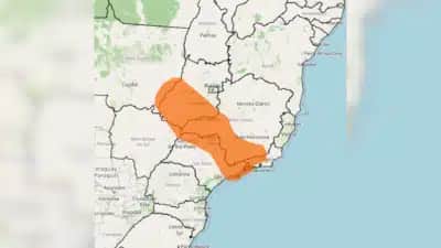 Chuva de até 100 mm e ventos de 100 kmh: Inmet alerta seis estados nesta quinta (29)