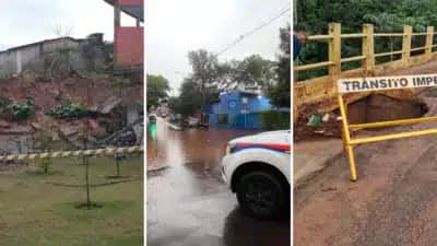 Chuvas atingem nove cidades de São Paulo e deixam moradores fora de casa e vias interditadas