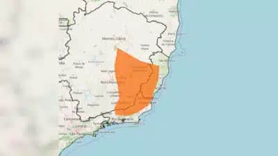 Inmet emite alerta laranja de tempestade para RJ, MG e ES com ventos de até 100 kmh