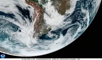 Inmet avalia formação de novo ciclone extratropical entre o RS e o Uruguai nesta sexta (23)