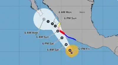 Furacão Trudy pode provocar até 300 milímetros de chuva em estados mexicanos