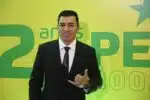Brazilian former footballer and World Cup winner, Lucio, attends a ceremony organized by the Brazilian Football Confederation (CBF) to celebrate the 20th anniversary of the fifth World Cup title obtained by the national team in the 2002 FIFA Korea/Japan tournament, at the Fairmont Hotel in Rio de Janeiro, Brazil, on June 30, 2022. (Photo by MAURO PIMENTEL / AFP)