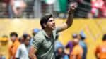 Abel apitou em favor de Flaco López após gol na vitória do Palmeiras contra o Al Ahly