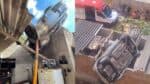 Motorista perde o controle do veículo e carro estaciona em telhado de residência em Belo Horizonte