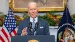 President Joe Biden delivers remarks about the overthrow of the Syrian Government, Sunday, December 8, 2024, in the Roosevelt Room. (Official White House Photo by Adam Schultz)