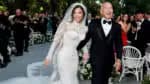 Lauren Sánchez publica foto de casamento com Jeff Bezos usando vestido de noiva