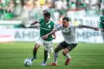 SP - FUTEBOL/BRASILEIRÃO/PALMEIRAS X BOTAFOGO - ESPORTES - Estevão durante partida entre Palmeiras   e Botafogo válida pela primeira rodada   do Campeonato Brasileiro de 2025   realizada no Allianz Parque, na zona   oeste da cidade de São Paulo, na tarde   deste domingo, 30.     30/03/2025 - Foto: LEONARDO DIAS/ENQUADRAR/ESTADÃO CONTEÚDO
