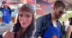 Fernanda Bandeira aproveita-se com os atores da novela &#8220;Superman&#8221;