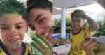 Gabriela Versiani aproveita momentos com Léo, filho de Léo Huff e Marília Mendonça