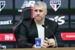 SP - FUTEBOL/SÂO PAULO/HERNÁN CRESPO - ESPORTES - O argentino Hernán Crespo é apresentado como novo técnico do São Paulo, no           MorumBis, na zona sul da capital, na manhã desta terça-feira, 24. Crespo, campeão           paulista em 2021,  volta ao clube para substituir Luis Zubeldía. Ele assinou           contrato até 31 de dezembro de 2026. Com 12 pontos após 12 rodadas, o São Paulo           ocupa a 14ª posição no Brasileiro.       24/06/2025 - Foto: PETER LEONE/O FOTOGRÁFICO/ESTADÃO CONTEÚDO