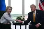 Trump e Von der Leyen concordam com tarifas de 15&percnt; para produtos europeus e compras de energia em grande escala