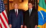 (Mar a Lago - Flórida, 07/03/2020) Presidente da República Jair Bolsonaro acompanhado  do Senhor Presidente dos Estados Unidos Donald Trump, posam para fotografia.
Foto: Alan Santos/PR