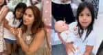 Maíra Cardi apresenta “adoção” de bebê reborn para a filha