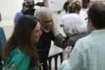 Fernanda Montenegro oferece apoio a Gilberto Gil em celebração religiosa em homenagem a Preta