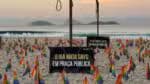 Organização civil realiza manifestação em oposição à perseguição de pessoas LGBTQIA+ no Irã, ocorrida no Rio