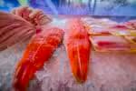 SP - SÃO JOSÉ/PÁSCOA/PESCADOS - GERAL - Vendas de peixes e frutos do mar em feira livre do Jardim São Dimas, na região central de São José dos Campos, no   interior de São Paulo, nesta quarta-feira, 16 de abril de 2025. Com a proximidade do feriado de Páscoa, aumenta a   busca por sardinha, bacalhau, cação, salmão, camarão e lula.    16/04/2025 - Foto: LUCAS LACAZ RUIZ/ESTADÃO CONTEÚDO