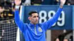 Di María soluçava ao entrar em campo pelo Rosário Central