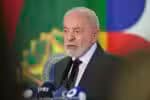 DF - COLETIVA/IMPRENSA PRESIDENTE LULA - POLÍTICA - Foto, Presidente Lula durante Coletiva. Nesta terça (3) o Presidente Luiz Inácio Lula da Silva realiza coletiva de imprensa e fala sobre o IOF, Sanções dos EUA contra o Ministro do STF Alexandre de Moraes e critica as Ações do Deputado Eduardo Bolsonaro. 03/06/2025 - Foto: TON MOLINA/FOTOARENA/FOTOARENA/ESTADÃO CONTEÚDO