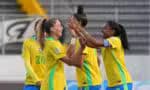 Brasil vence Bolívia por 6 a 0 com atuação de três gols da jogadora Kerolin na Copa América feminina