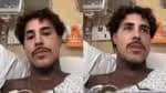 Equipe do MC Livinho acompanha a evolução do cantor na UTI, que relata “dores intensas”