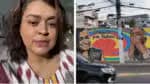 Mural de SP celebra a artista Preta Gil