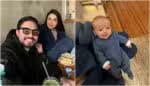 Yudi exibe, pela primeira vez, passeio com o filho após cirurgia