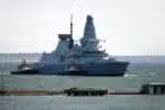 ODESA, UKRAINE - JUNE 18, 2021 - HMS Defender (D36) of the Royal Navy arrives at the port of Odesa, southern Ukraine. (Photo credit should read Yulii Zozulia/ Ukrinform/Barcroft Media via Getty Images)