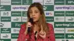 Leila justifica o contato com a torcida do Palmeiras e argumenta a favor da renovação de Abel