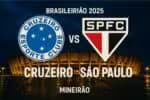 Cruzeiro e SP se enfrentam em um importante jogo do Campeonato Brasileiro Série A