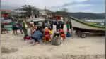 Jovem é encontrado com rosto esmagado por naufrágio em Florianópolis (SC)
