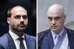 Eduardo Bolsonaro anuncia novas sanções contra o Brasil e propõe viagem à Europa para confrontar Moraes
