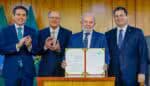 Lula se reúne com Hugo e Alcolumbre no Palácio do Planalto em sinal de reconciliação