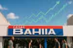 As ações da Casas Bahia (BHIA3) sobem acentuadamente na Bolsa e influenciam positivamente a Magalu (MGLU3) em sessão recorde para o Ibovespa