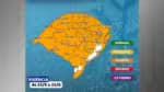 Após a chuva, Rio Grande do Sul registrará temperaturas abaixo de zero e ocorrência de geadas