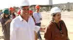 Ministra das Mulheres recebe visita às obras da Casa da Mulher Brasileira