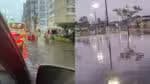 A cidade de Santos (SP) recebeu mais de três vezes a quantidade de chuva prevista para o mês