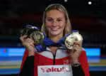Summer McIntosh conquista quatro medalhas de ouro e quebra maldição no Mundial de Natação