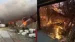 Incêndio destrói unidade industrial de produtos para o Natal na região metropolitana de Belo Horizonte; assista ao vídeo