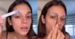 Alane Dias transforma o visual ao descolorir as sobrancelhas; confira
