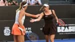 Luisa Stefani e a parceira húngara conquistam o título do SP Open, superando o par brasileiro