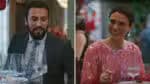 Olavo provoca Celina e a envolve em um ato íntimo após o casamento