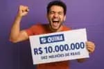 A Quina, em sorteio de 02/09, distribuirá R$ 10 milhões como prêmio principal; faça sua aposta em casa