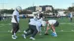 Equipe dos Chargers realiza treinos no CT do Corinthians para partida da NFL Brasil