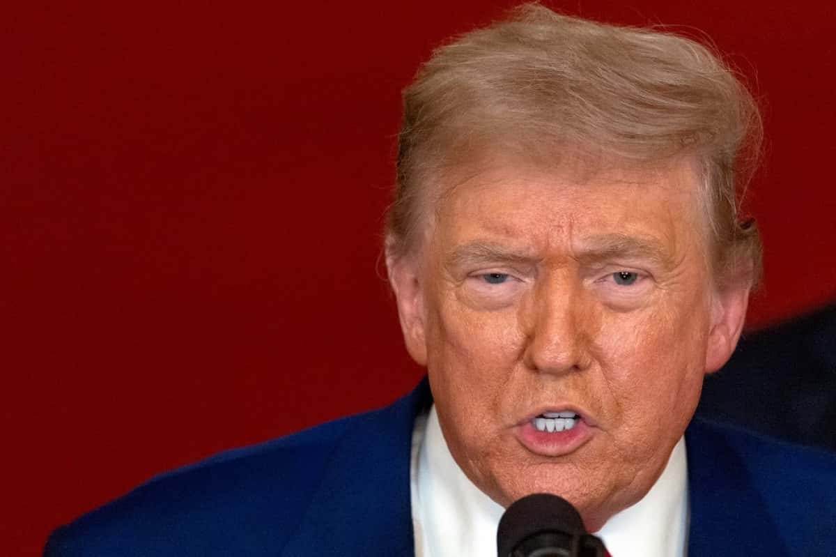 US President Donald Trump addresses the nation from the White House in Washington, DC on June 21, 2025, following the announcement that the US bombed nuclear sites in Iran. President Donald Trump said June 21, 2025 the US military has carried out a "very successful attack" on three Iranian nuclear sites, including the underground uranium enrichment facility at Fordo. "We have completed our very successful attack on the three Nuclear sites in Iran, including Fordow, Natanz, and Esfahan," Trump said in a post on his Truth Social platform. (Photo by CARLOS BARRIA / POOL / AFP)