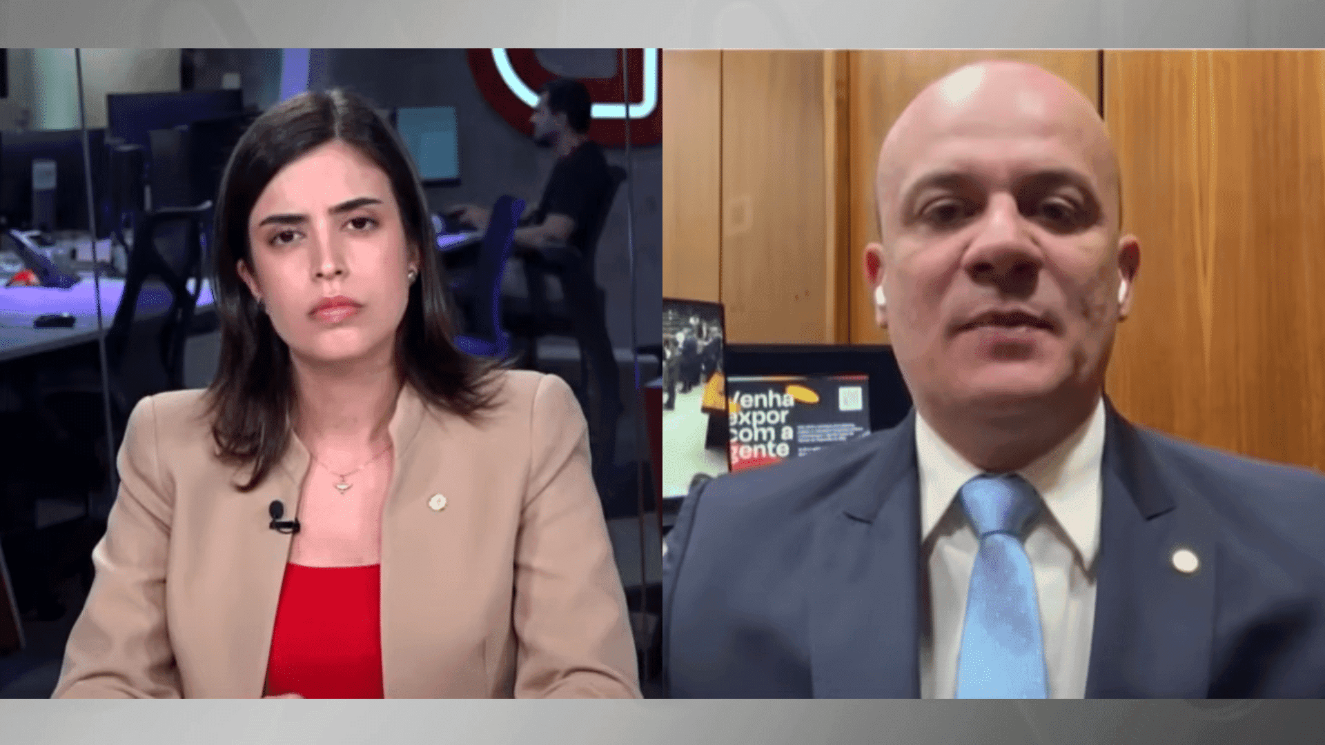 Deputada-Tabata-Amaral-PSB-SP-e-Cabo-Gilberto-PL-PB-debateram-nesta-quarta-27