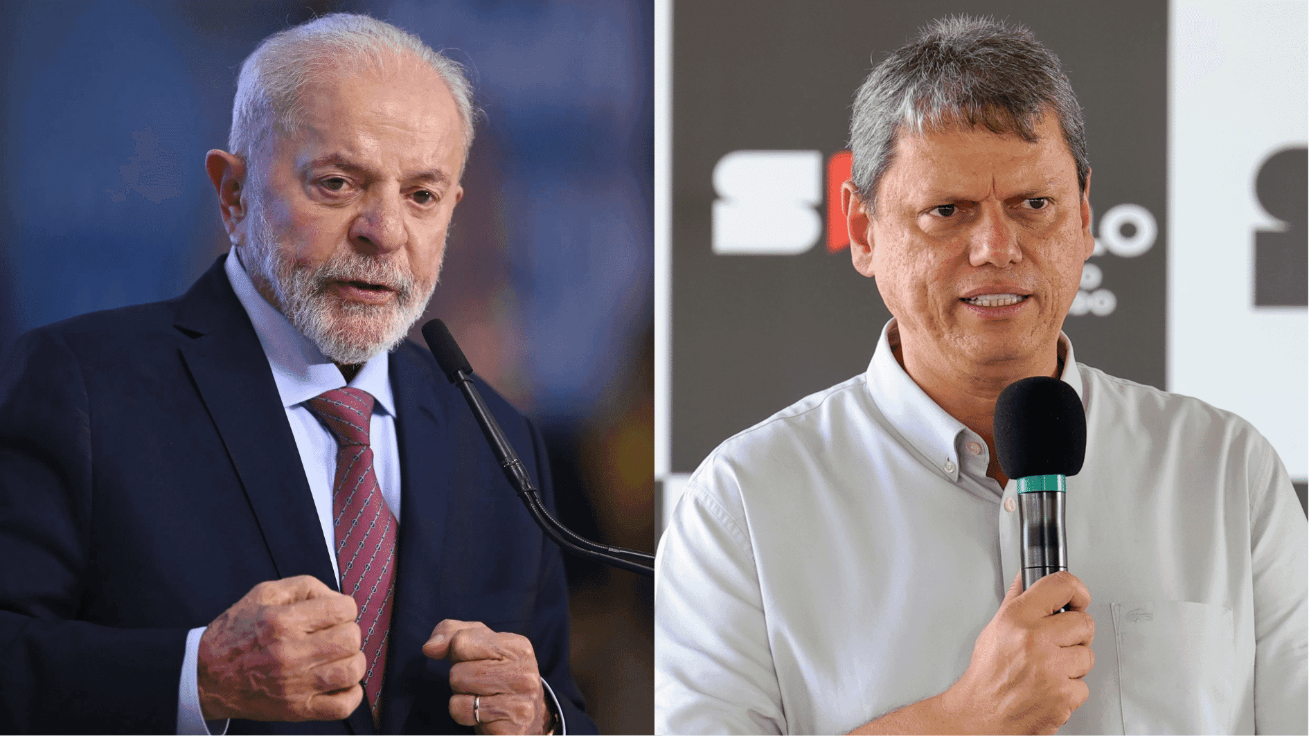 O-presidente-Luiz-Inacio-Lula-da-Silva-a-esquerda-e-o-governador-Tarcisio-de-Freitas-a-direita