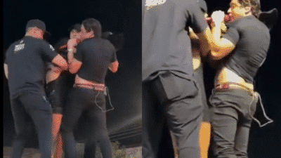 Natanzinho Lima ataca fã que invade palco e o morde em show chocante