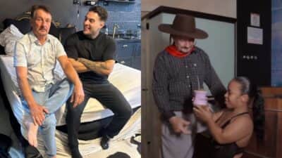 Pai de Andressa Urach, Carlos Urach, grava filme adulto com anã após hospitalização