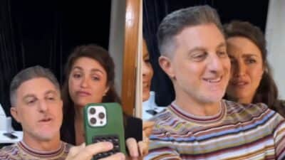 Luciano Huck surpreende ao fazer ranking de personagens de Vale Tudo na presença de Manuela Dias