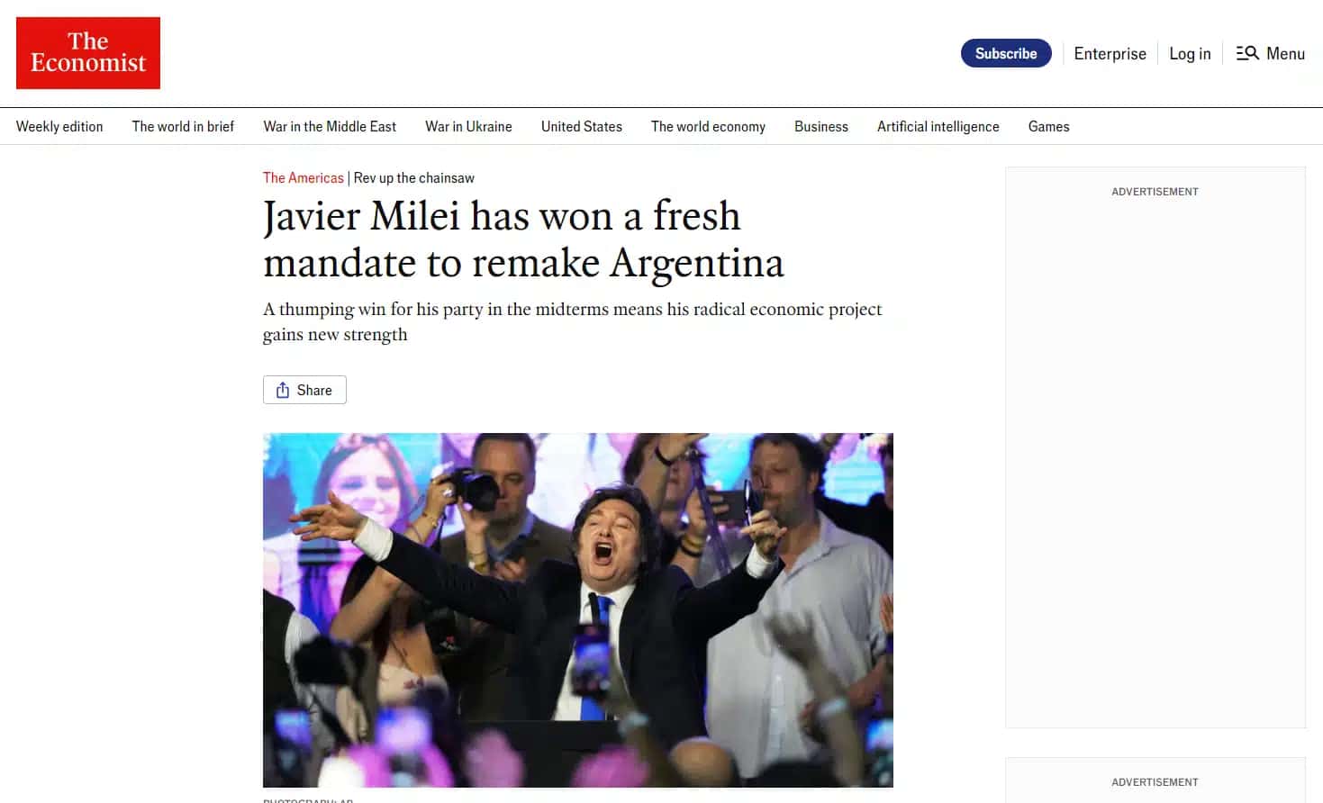 Milei-Economist